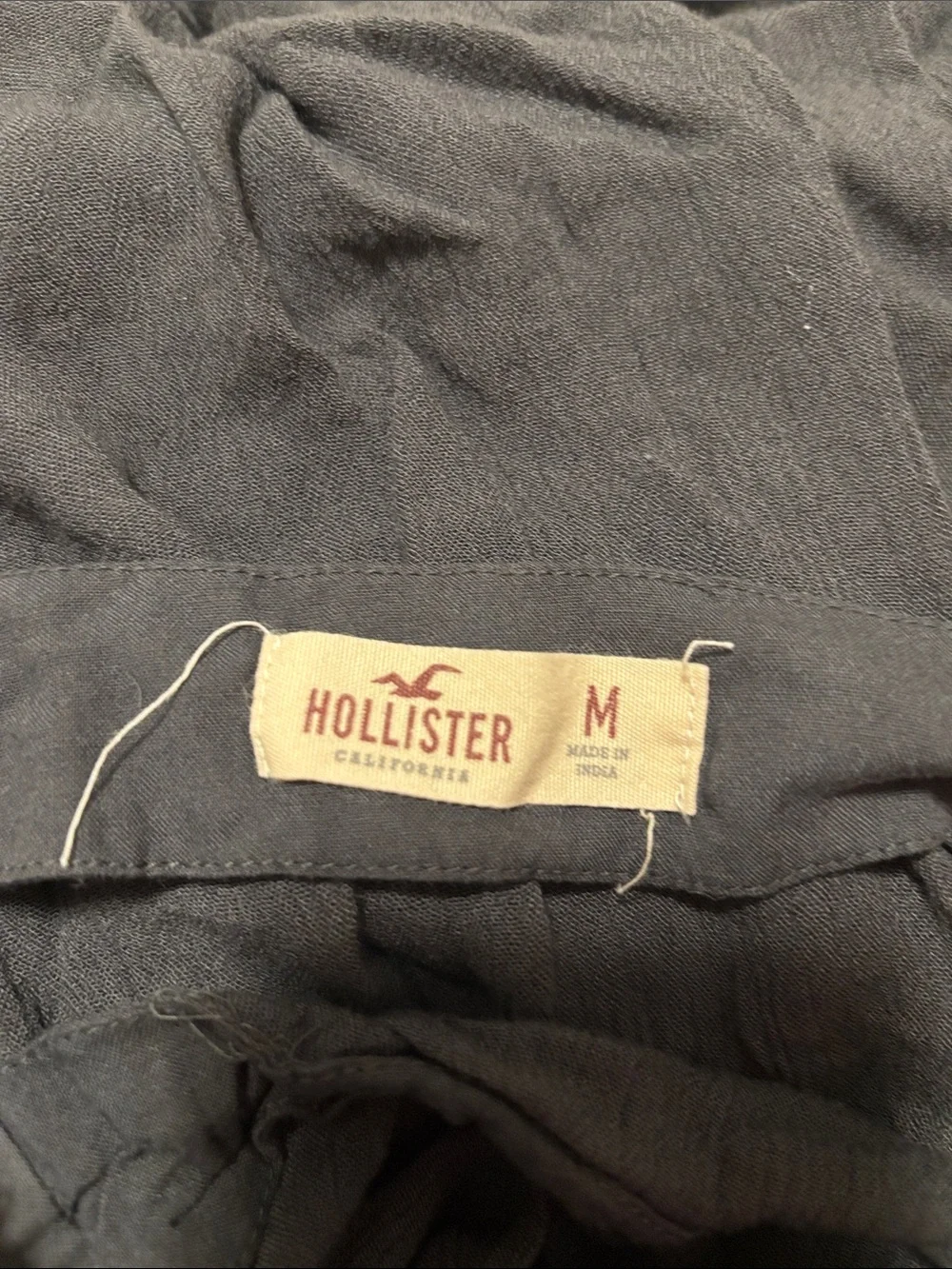 Hollister Black Beaded Spaghetti Strap Camisole